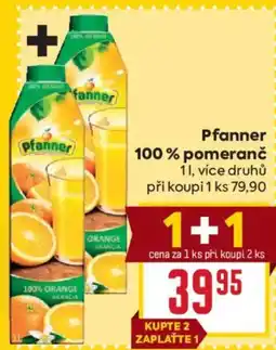 Billa Pfanner 100% pomeranč nabídka
