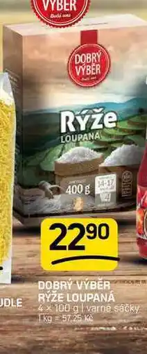 Flop DOBRÝ VÝBĚR RÝŽE LOUPANÁ 4x100 g varné sáčky nabídka
