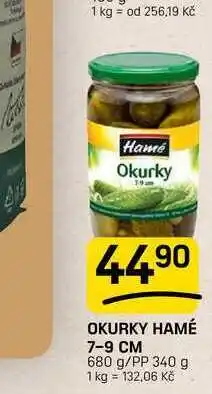 Flop OKURKY HAMÉ 7-9 CM 680 g/PP 340 g nabídka