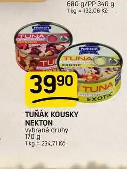 Flop TUŇÁK KOUSKY NEKTON vybrané druhy nabídka