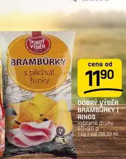 Flop DOBRÝ VÝBĚR BRAMBŮRKY RINGS vybrané druhy nabídka