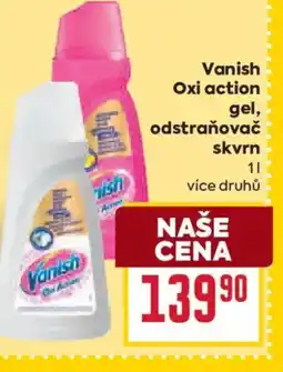 Billa Vanish Oxi action gel, odstraňovač skvrn nabídka