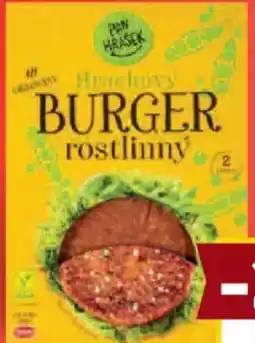 Billa Emco Pan hrášek burger nabídka