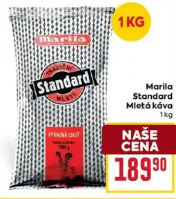 Billa Marila Standard Mletá káva nabídka