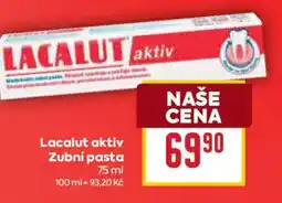 Billa Lacalut aktiv Zubní pasta nabídka