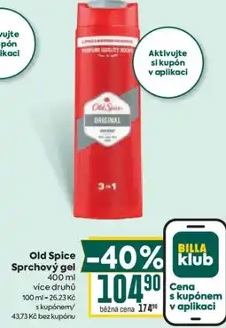 Billa Old Spice Sprchový gel nabídka