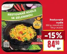 Billa Restované nudle nabídka
