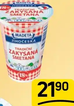 Flop MADETA Jč zakysaná smetana tradiční 18% nabídka