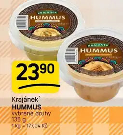 Flop Krajánek HUMMUS nabídka