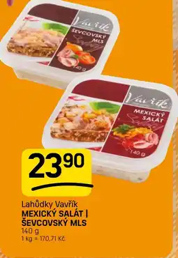 Flop Lahůdky Vavřík MEXICKÝ SALÁT | ŠEVCOVSKÝ MLS nabídka