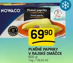Flop NOWACO Plněné papriky v rajské omáčce nabídka