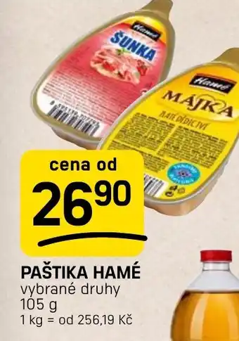 Flop Paštika hamé nabídka