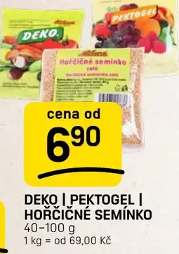 Flop Deko | pektogel | hořčičné semínko nabídka