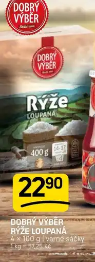 Flop Dobrý výběr rýže loupaná nabídka