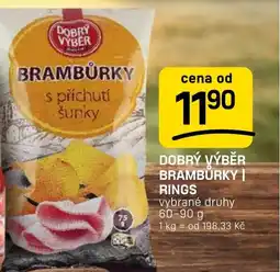 Flop Dobrý výběr bramburky rings nabídka