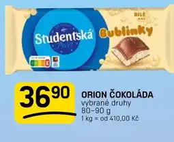 Flop Orion čokoláda nabídka