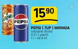 Flop Pepsi | 7up | Mirinda nabídka
