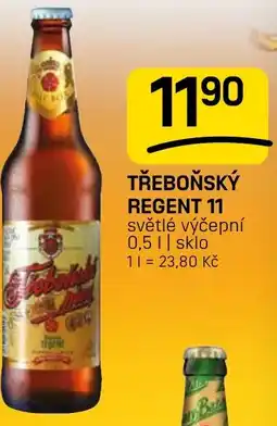 Flop Třeboňský regent 11 světlé výčepní nabídka