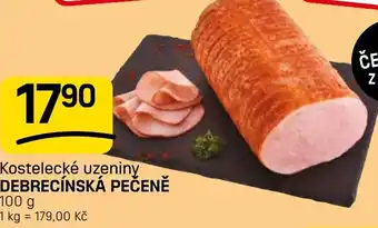 Flop Kostelecké uzeniny debrecínská pečeně nabídka