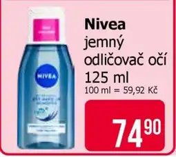 Teta Nivea jemný odličovač očí 125 ml nabídka