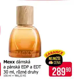 Teta Mexx dámská a pánská EDP a EDT nabídka