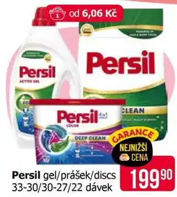 Teta Persil gel/prášek/discs nabídka
