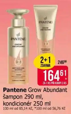 Teta Pantene Grow Abundant šampon 290 ml, kondicionér 250 ml nabídka
