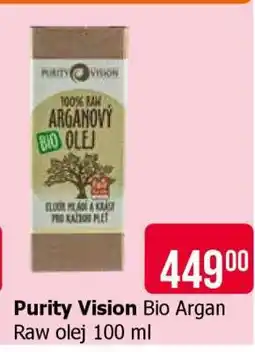 Teta Purity Vision Bio Argan Raw olej 100 ml nabídka
