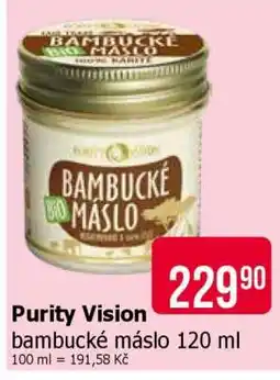 Teta Purity Vision bambucké máslo 120 ml nabídka