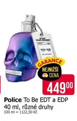 Teta Police To Be EDT a EDP nabídka