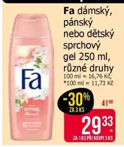 Teta Fa dámský, pánský nebo dětský sprchový gel 250 ml nabídka