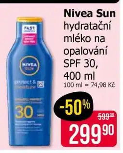 Teta Nivea Sun hydratační mléko na opalování SPF 30, 400 ml nabídka