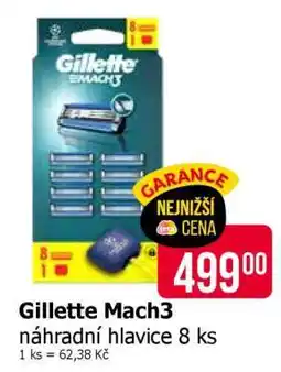 Teta Gillette Mach3 nabídka