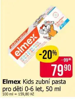 Teta Elmex Kids zubní pasta pro děti 0-6 let, 50 ml nabídka