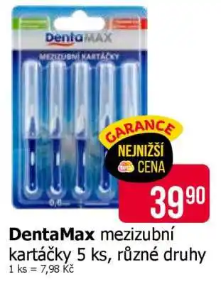 Teta Dentamax mezizubní kartáčky nabídka