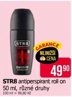 Teta STR8 antiperspirant roll on nabídka