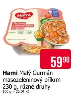 Teta Hami Malý Gurmán masozeleninový příkrm nabídka