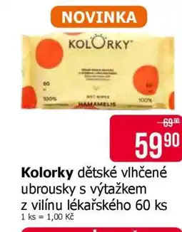 Teta Kolorky dětské vlhčené ubrousky nabídka