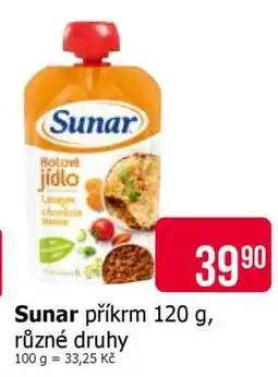 Teta Sunar příkrm 120 g nabídka