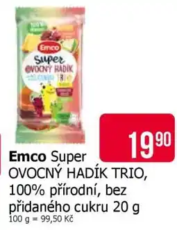 Teta Emco Super ovocný hadík Trio nabídka