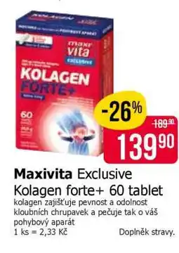 Teta MaxiVita Exclusive Kolagen forte+ 60 tablet nabídka