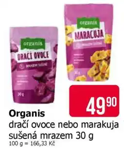 Teta Organis dračí ovoce nebo marakuja sušená mrazem 30 g nabídka
