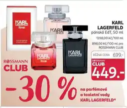 Rossmann Karl Lagerfeld nabídka
