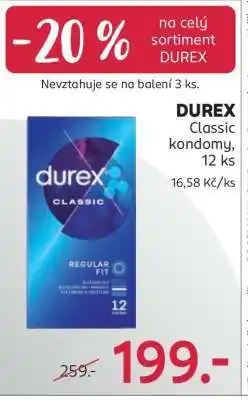 Rossmann Durex Classic kondomy 12 ks nabídka