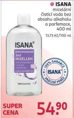 Rossmann ISANA micelární čisticí voda nabídka