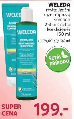 Rossmann WELEDA revitalizační rozmarýnový šampon nabídka