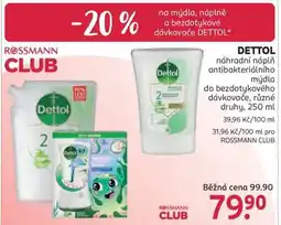 Rossmann Dettol nabídka