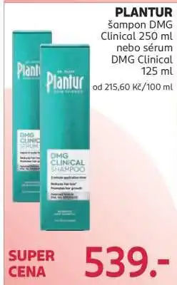 Rossmann PLANTUR šampon DMG Clinical 250 ml nebo sérum DMG Clinical 125 ml nabídka