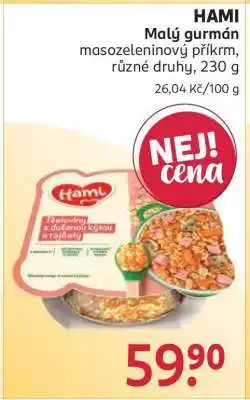 Rossmann HAMI Malý gurmán nabídka