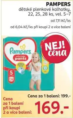 Rossmann Pampers nabídka